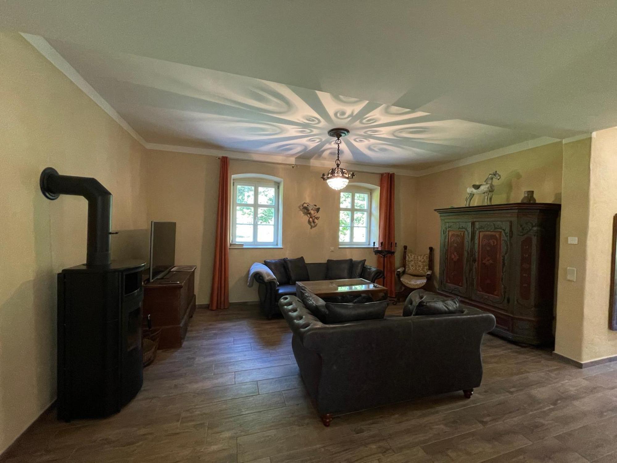 Ferienwohnung Parkblick Im Badehaus Rosenthal-Bielatal Bagian luar foto